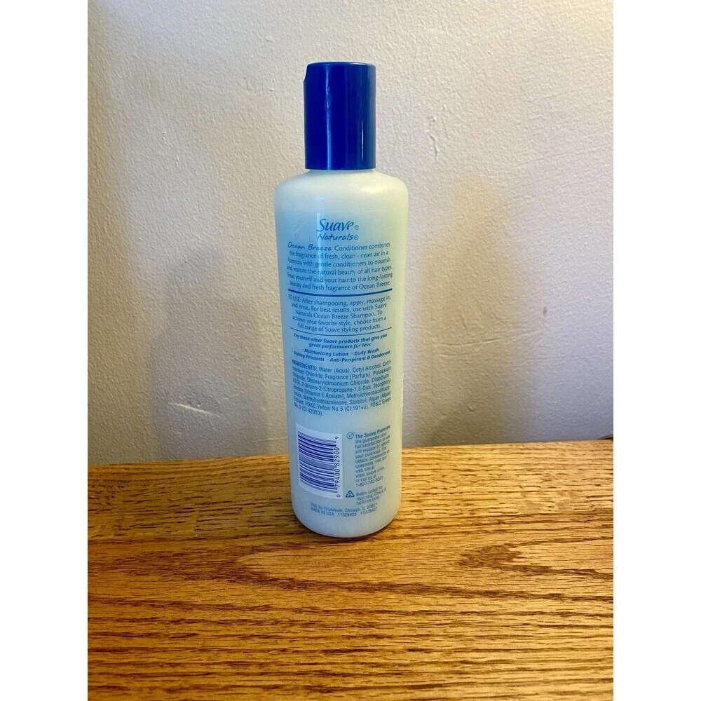 (2) Suave NATURALS Ocean Breeze Ginger Lily Conditioner SET y2k VTG 15oz Aroma